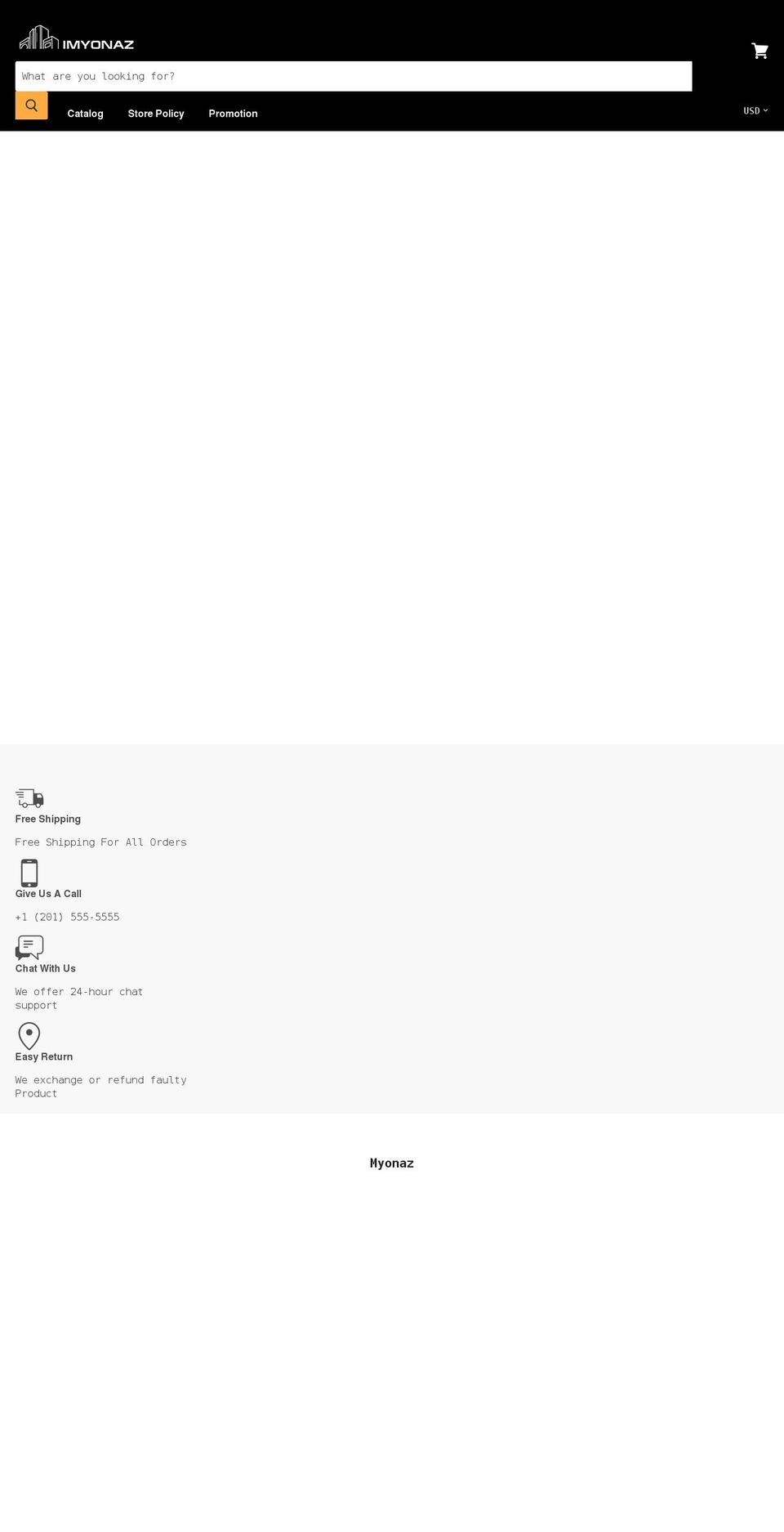 imyonaz.com shopify website screenshot