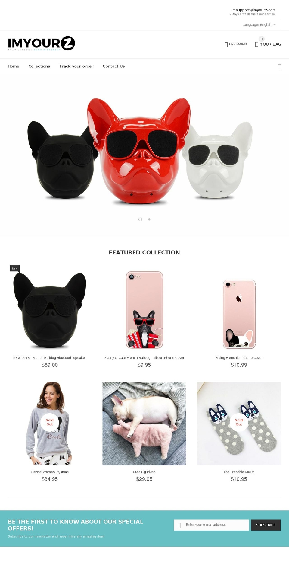 imyourz.com — Shopify storefront screenshot