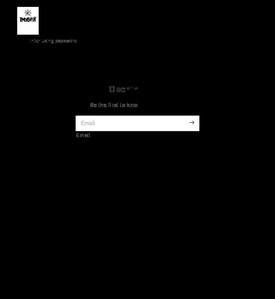 imystik.com shopify website screenshot