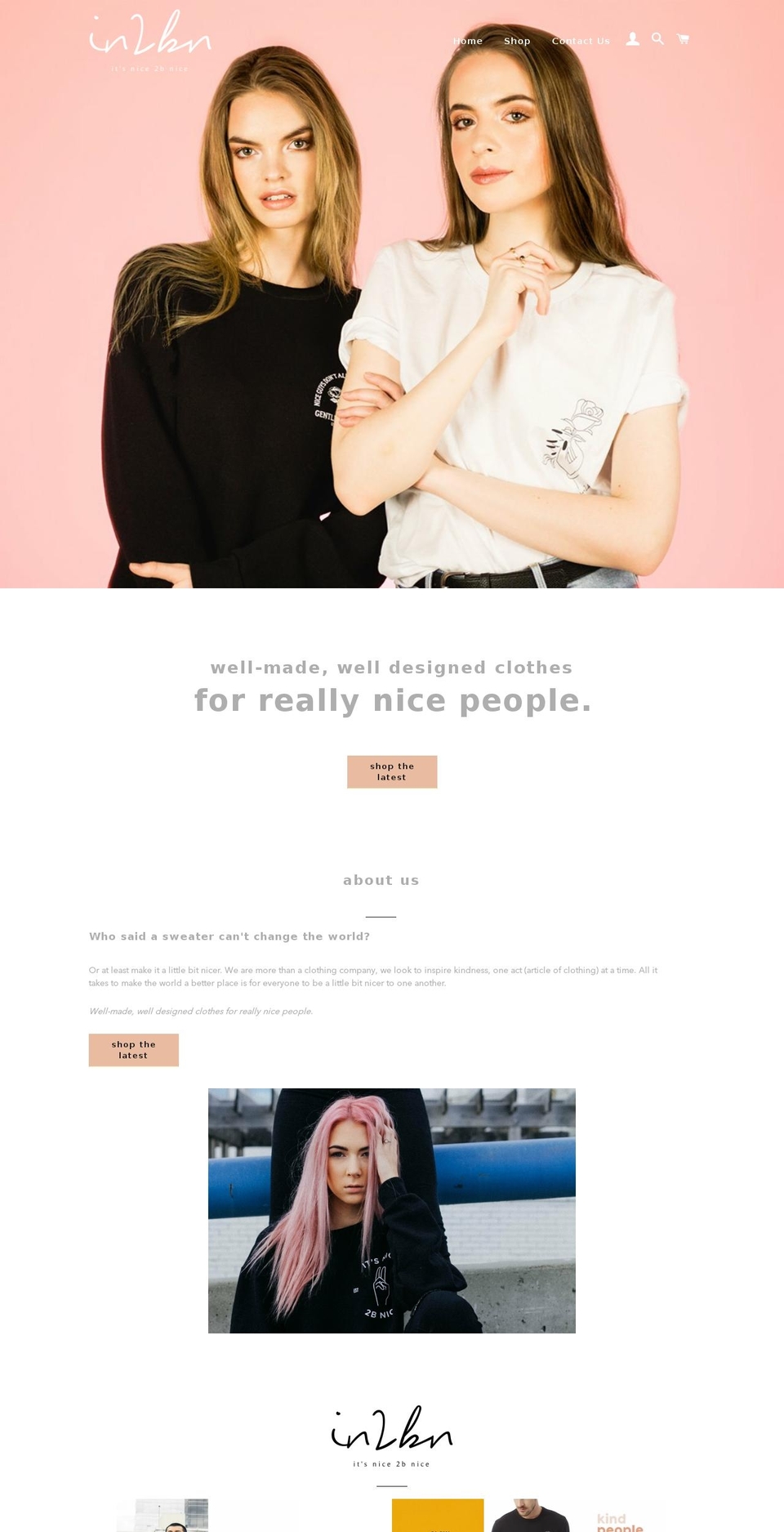 in2bn.com — Shopify storefront screenshot