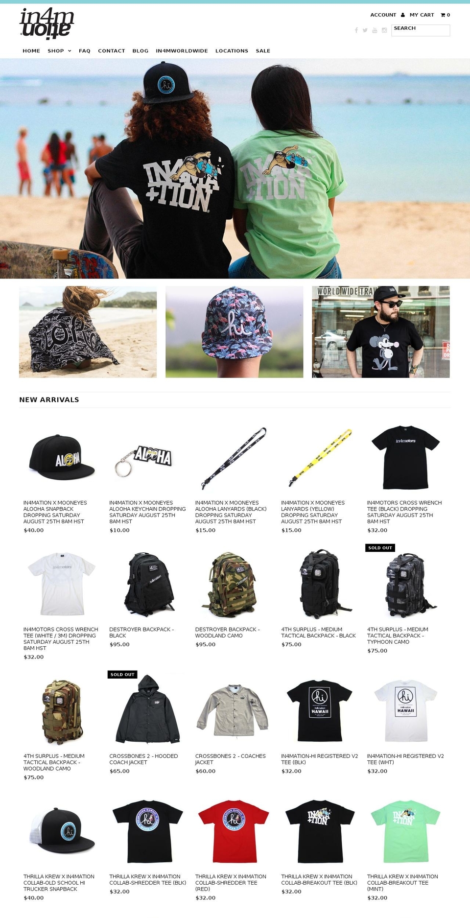 in4mation.co shopify website screenshot