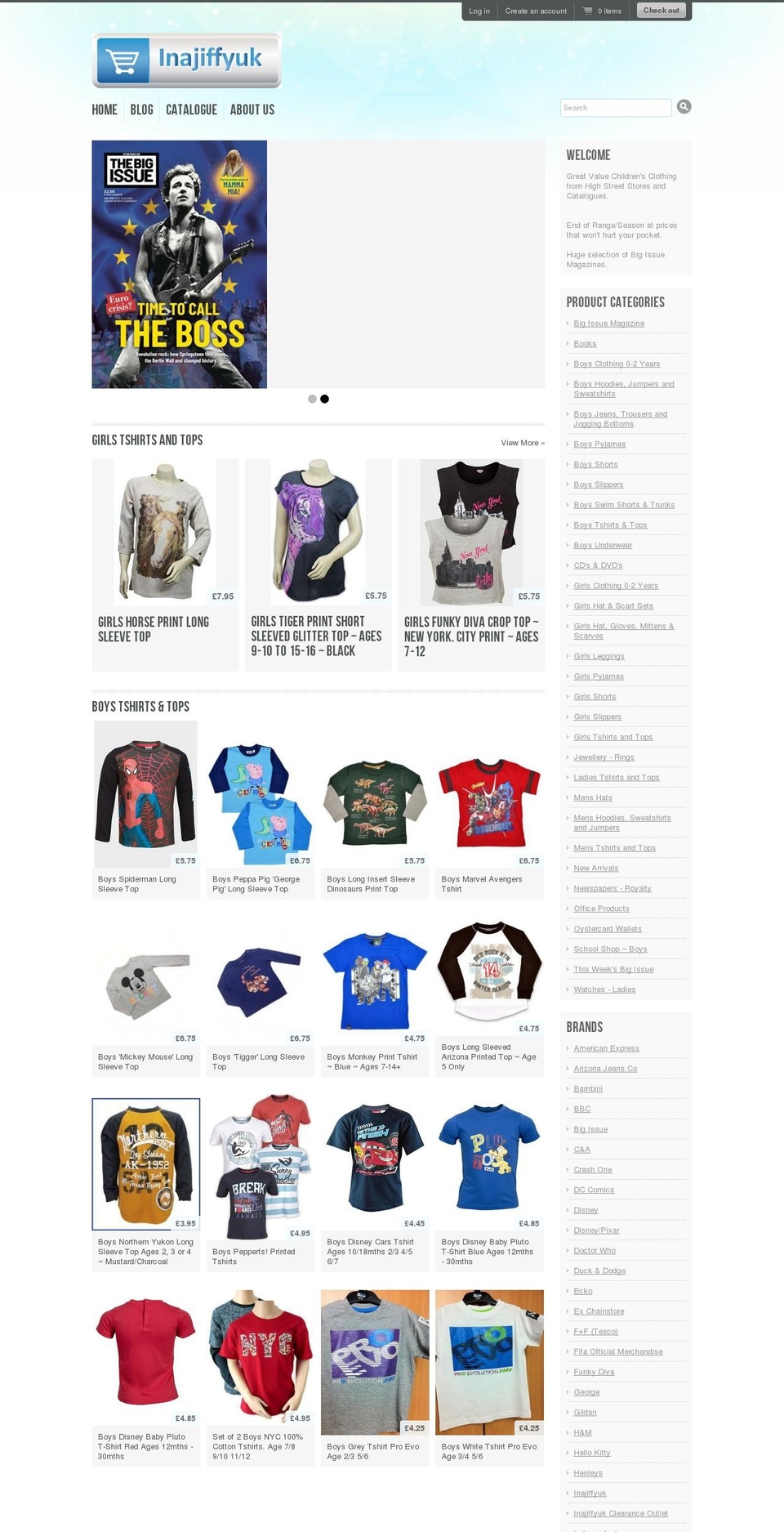 inajiffyuk.com — Shopify storefront screenshot