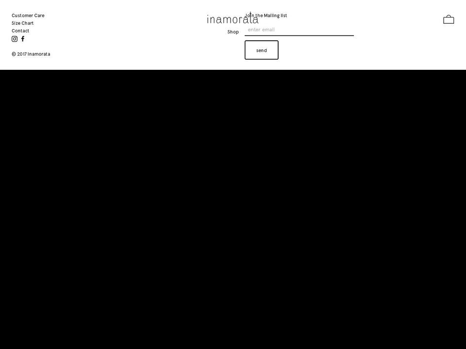 inamorataswim.com — Shopify storefront screenshot