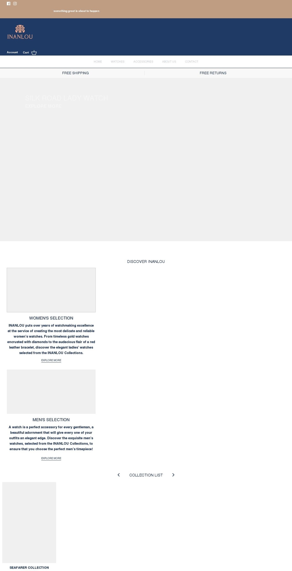 inanlou.com shopify website screenshot