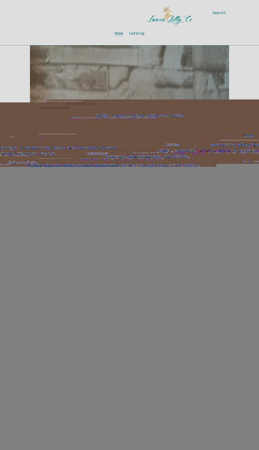 inaralillyco.com shopify website screenshot