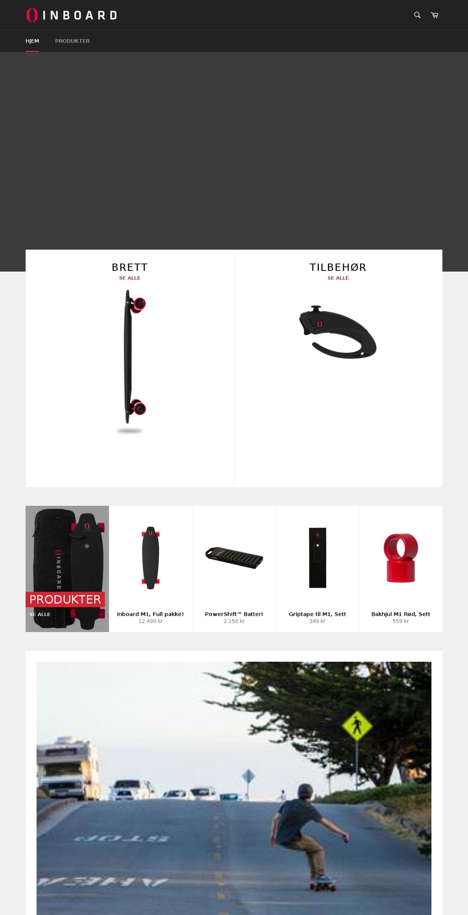 inboard.no shopify website screenshot