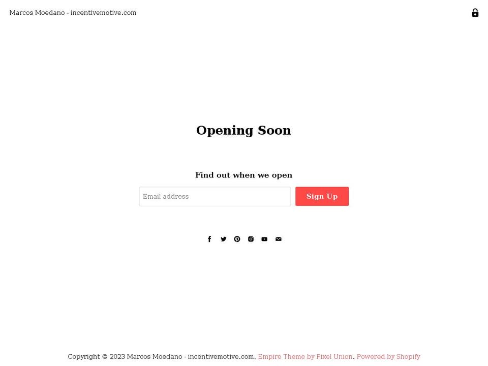 incentivemotive.com shopify website screenshot