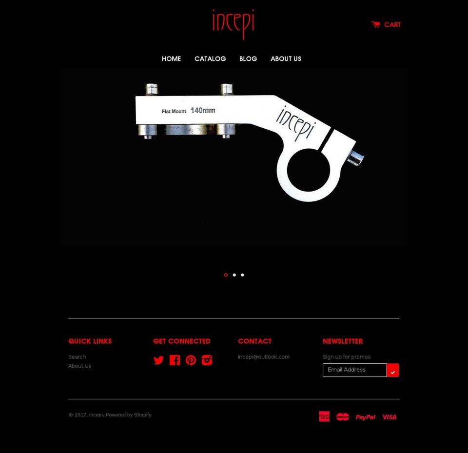 incepi.net shopify website screenshot