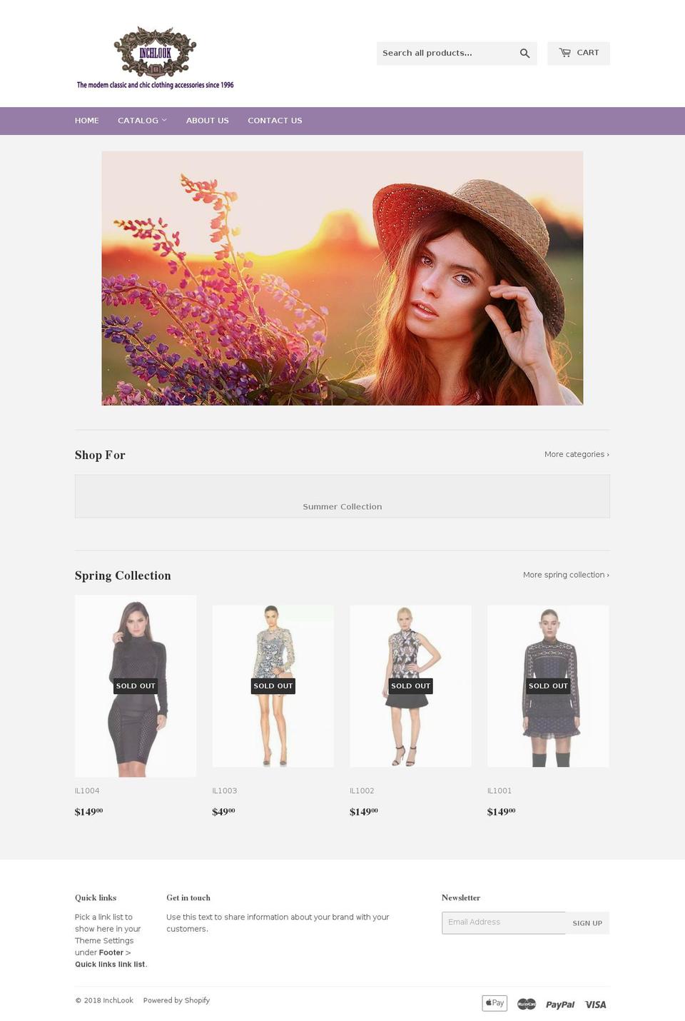 inchlook.com — Shopify storefront screenshot
