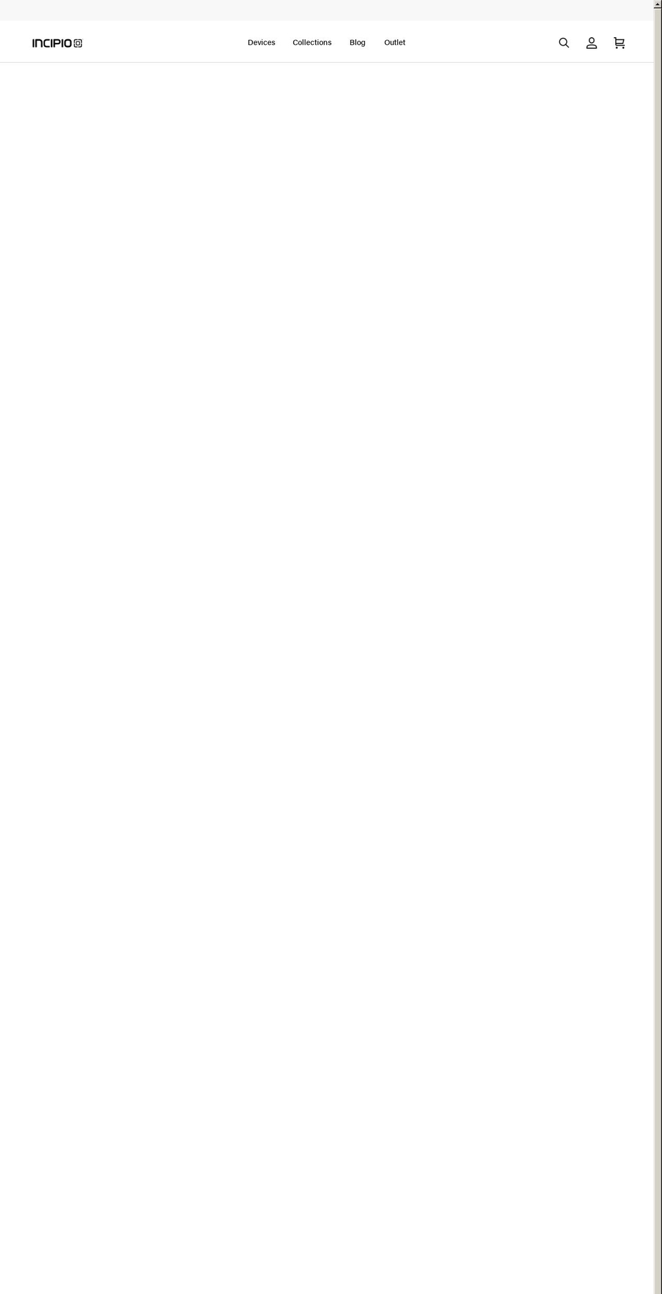 incipio.com.au shopify website screenshot