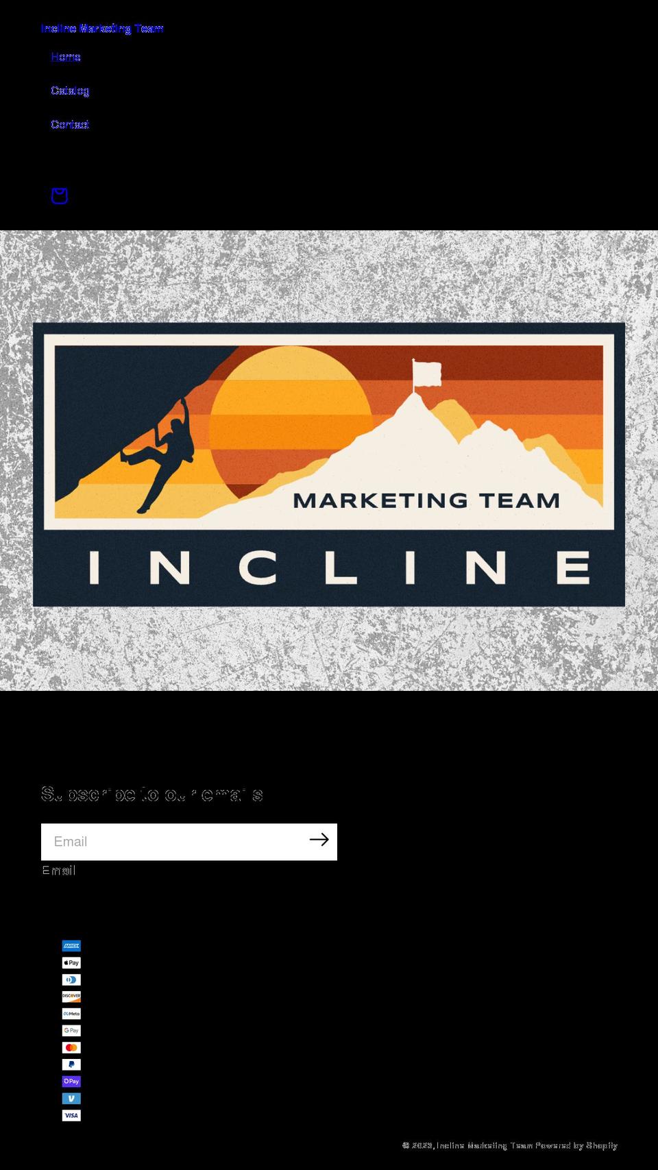 inclinemarketingteam.com shopify website screenshot