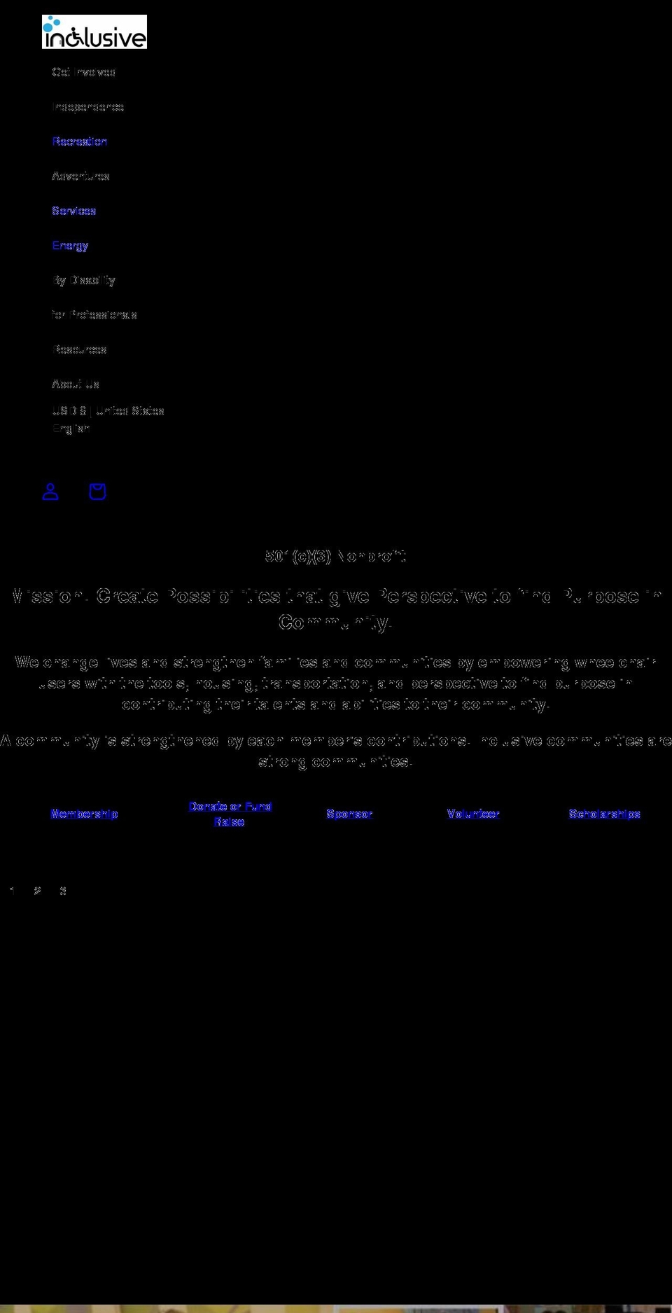 inclusiveinc.org shopify website screenshot