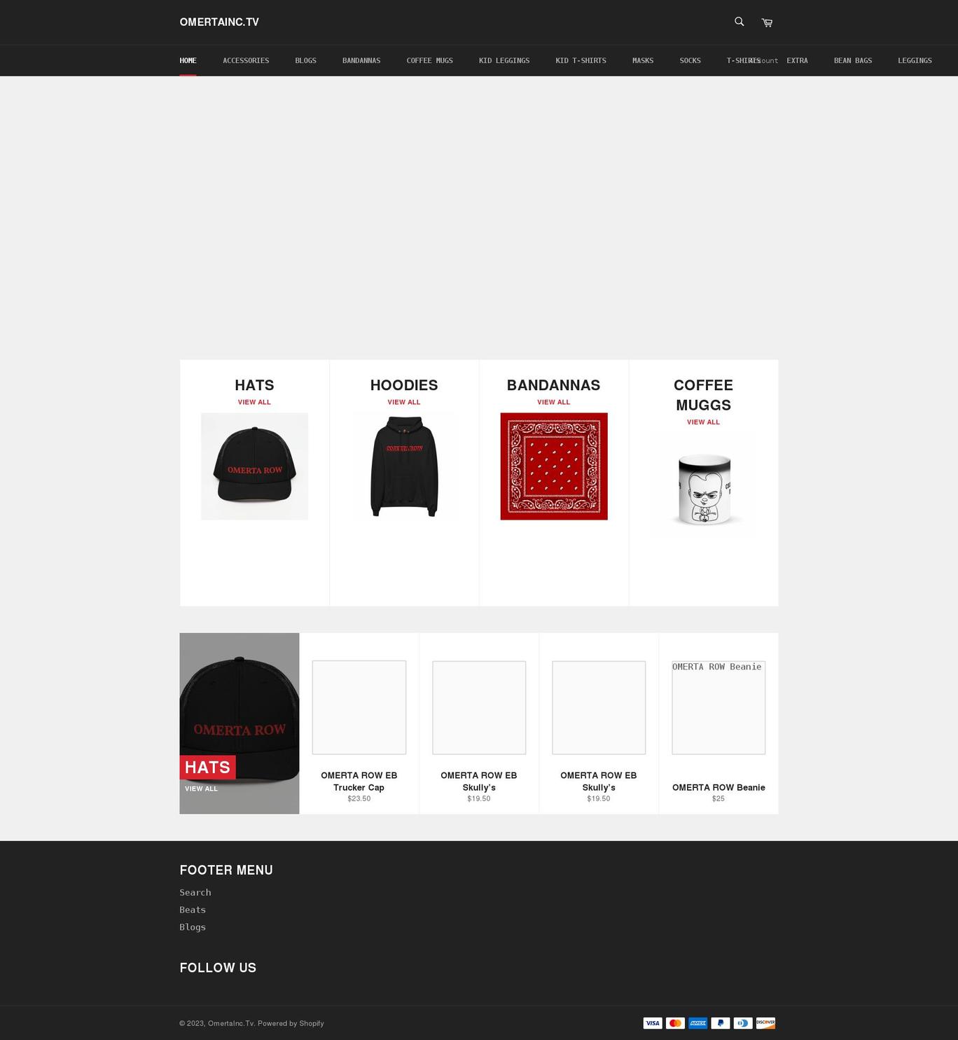 incomerta.com shopify website screenshot