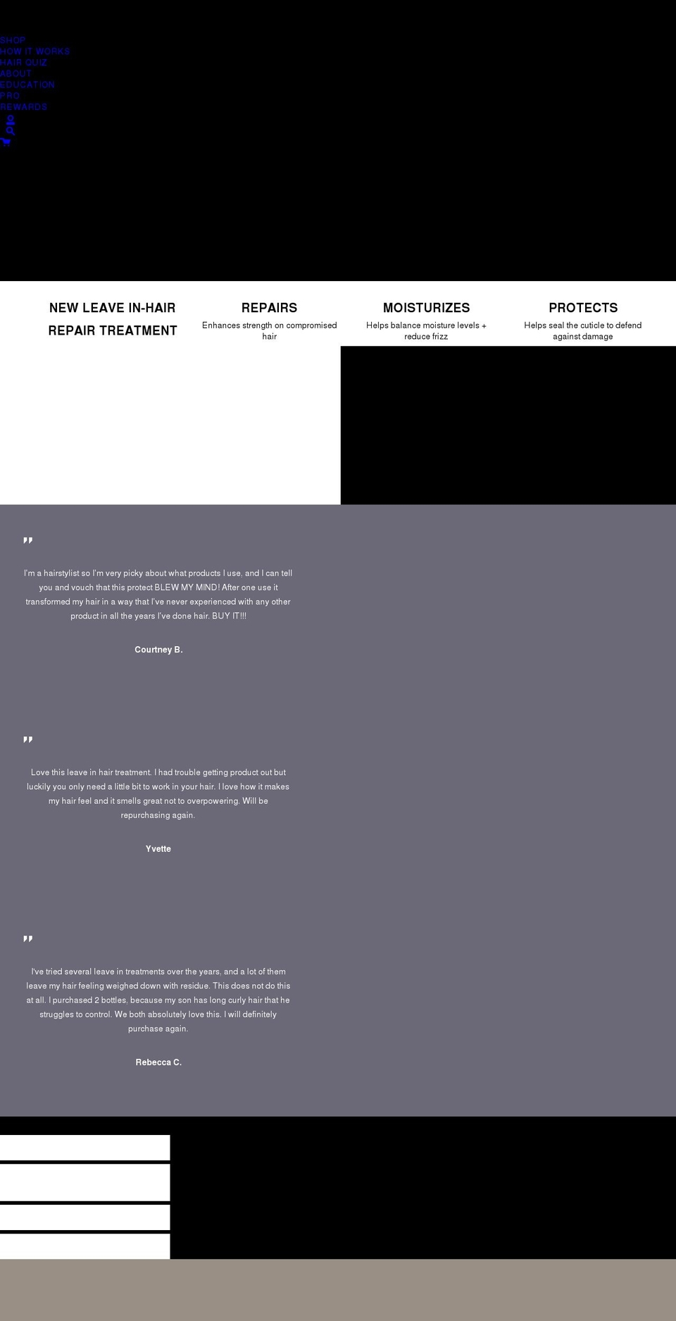 incommonbeauty.com shopify website screenshot