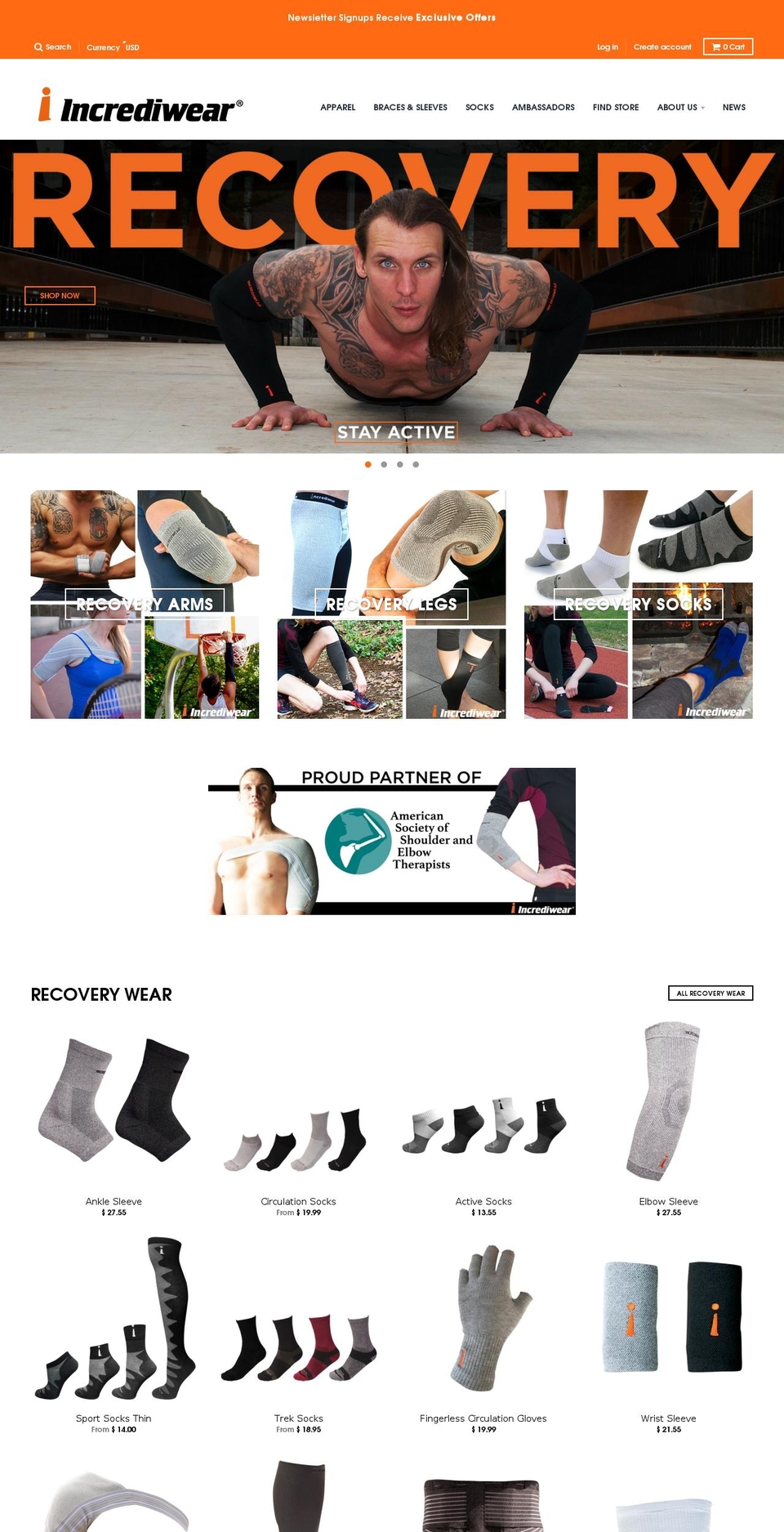 incrediclothes.com shopify website screenshot