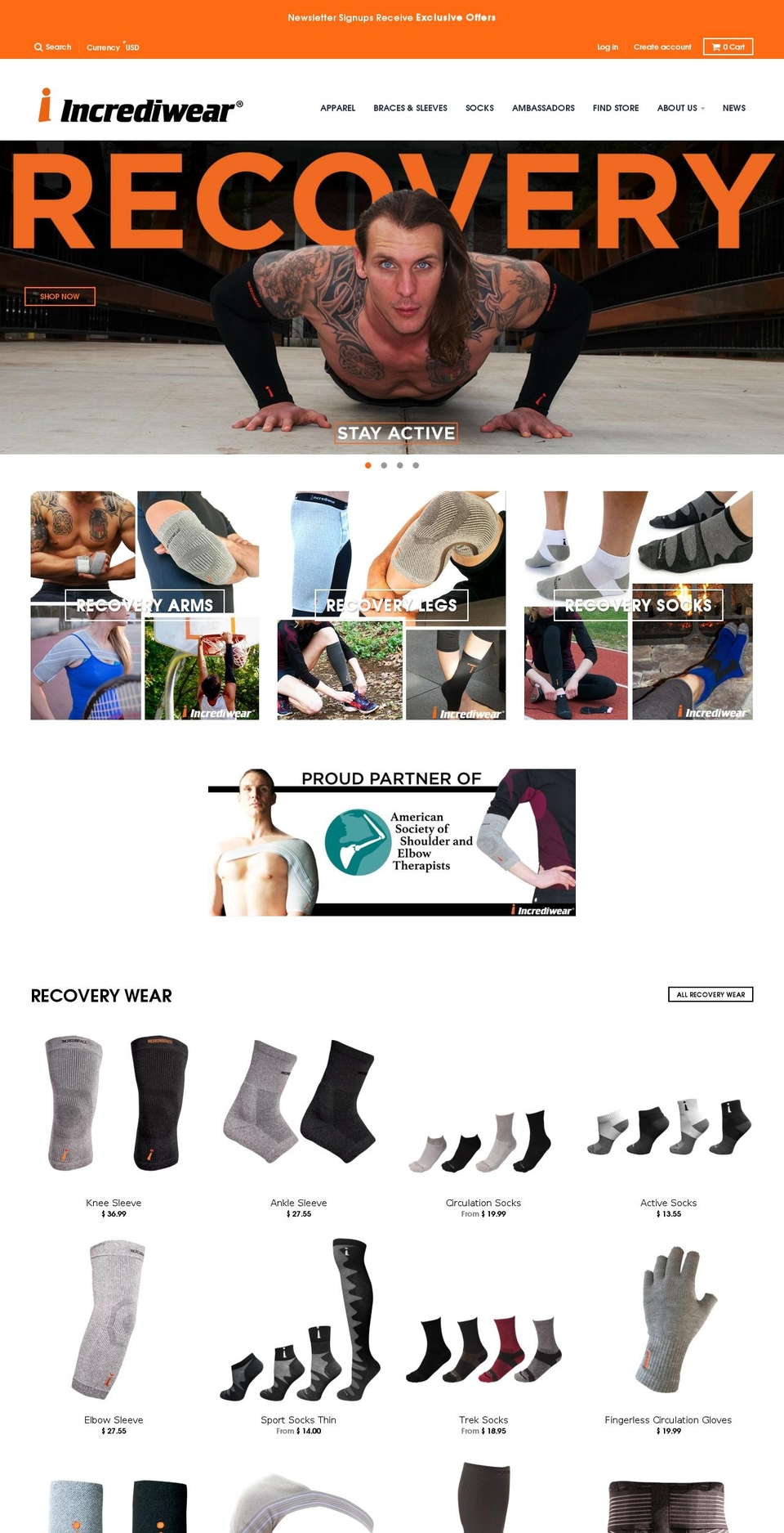 incrediwear.com shopify website screenshot