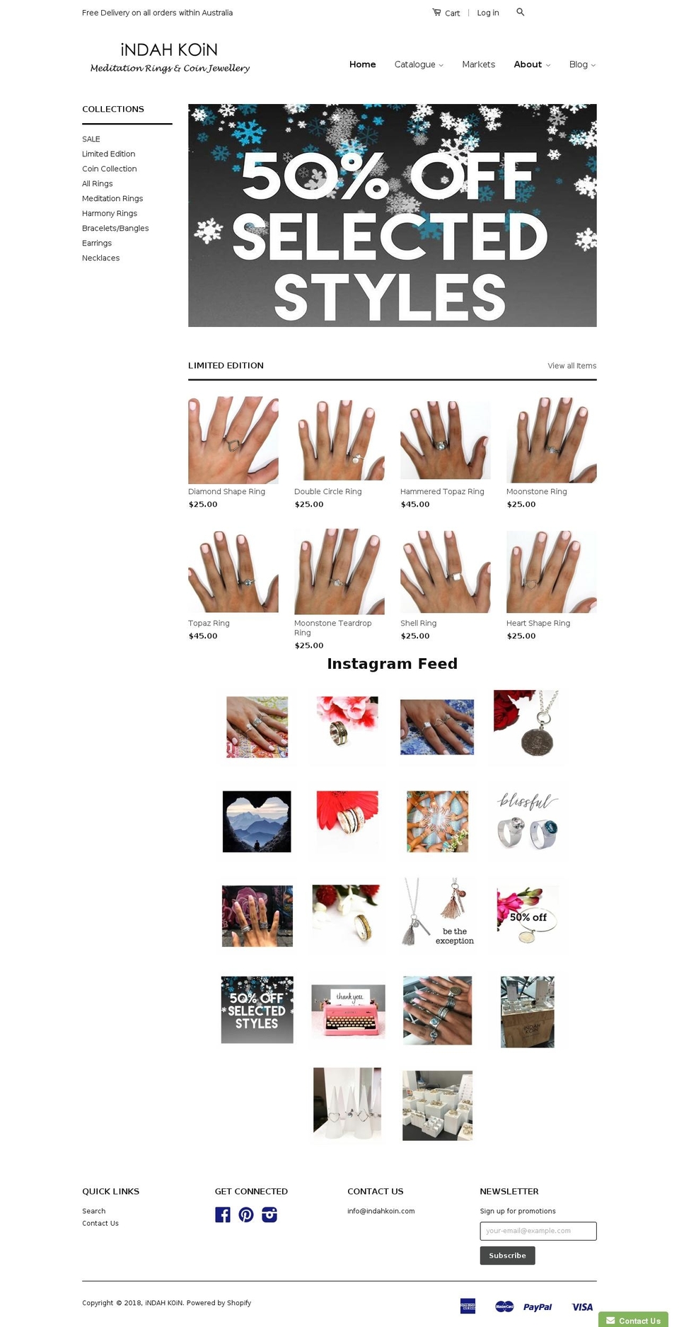 indahkoin.com — Shopify storefront screenshot