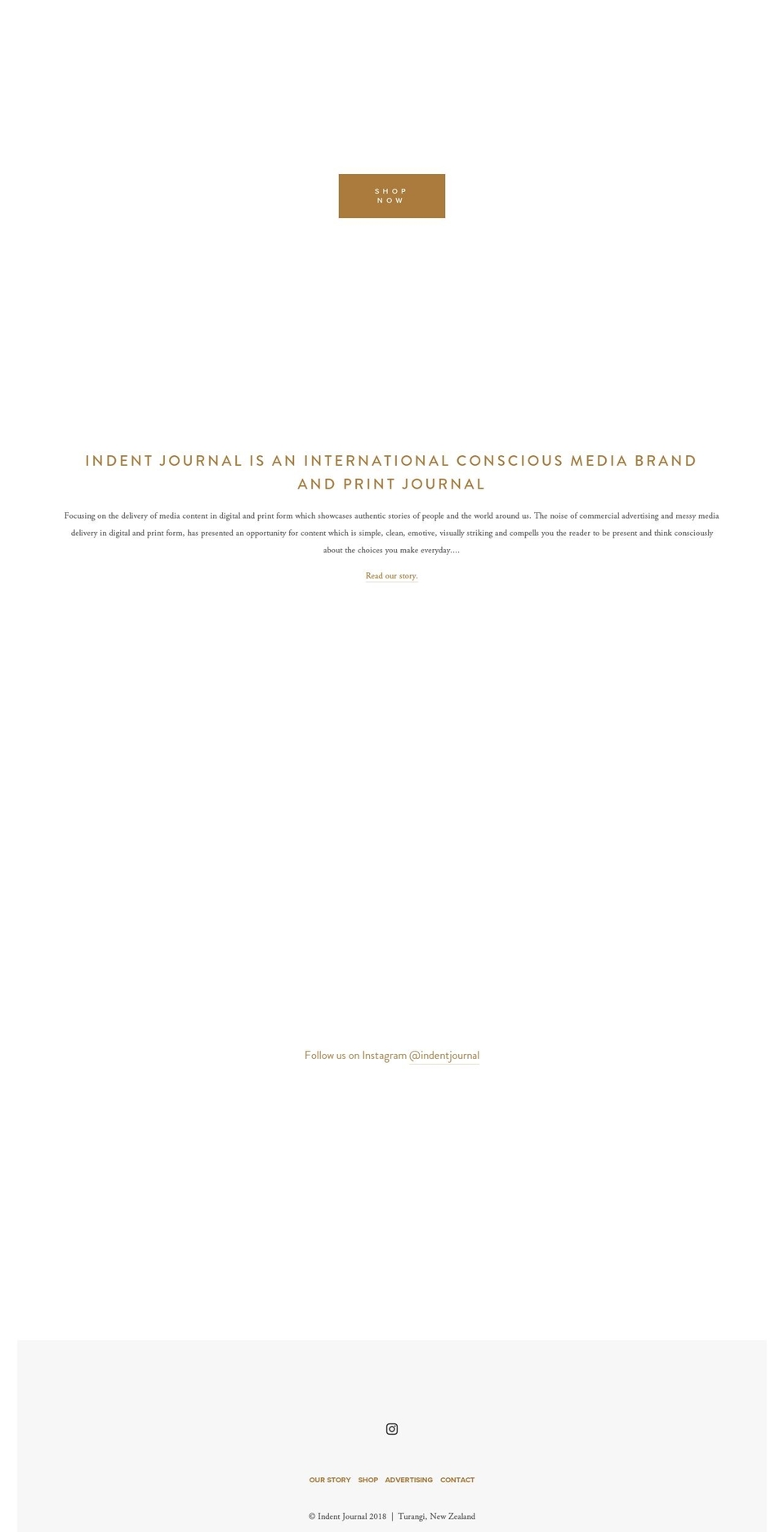 indentjournal.com shopify website screenshot