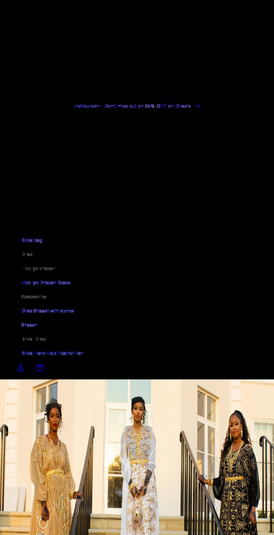 indhouron.com shopify website screenshot