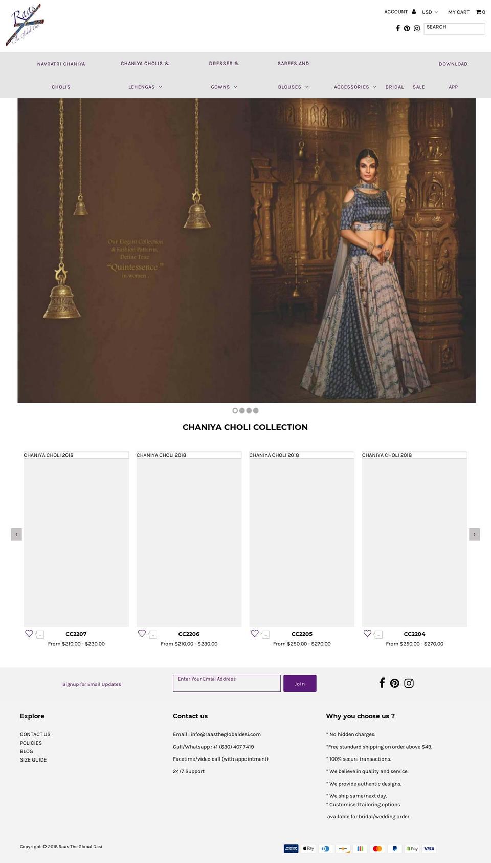 indian-bridal.com — Shopify storefront screenshot