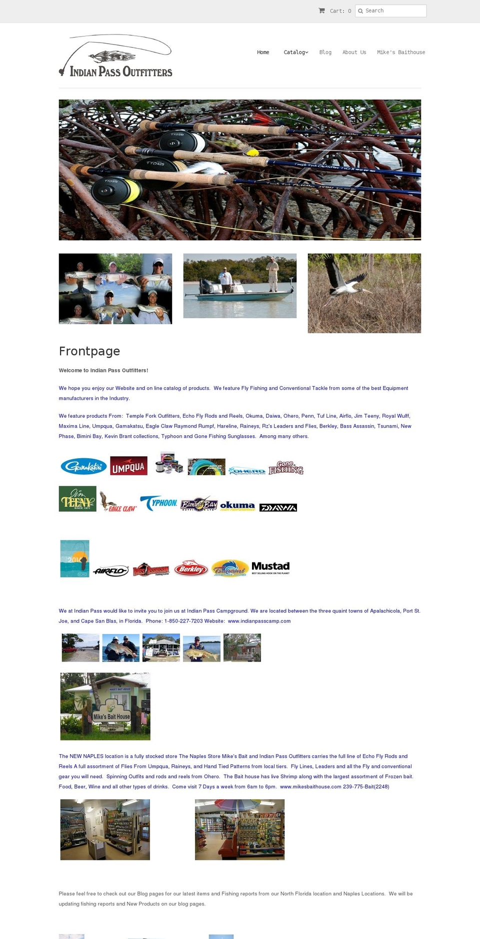 indian-pass-outfitters.com — Shopify storefront screenshot