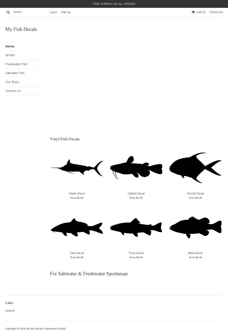 indiancreekoutdoors.com — Shopify storefront screenshot