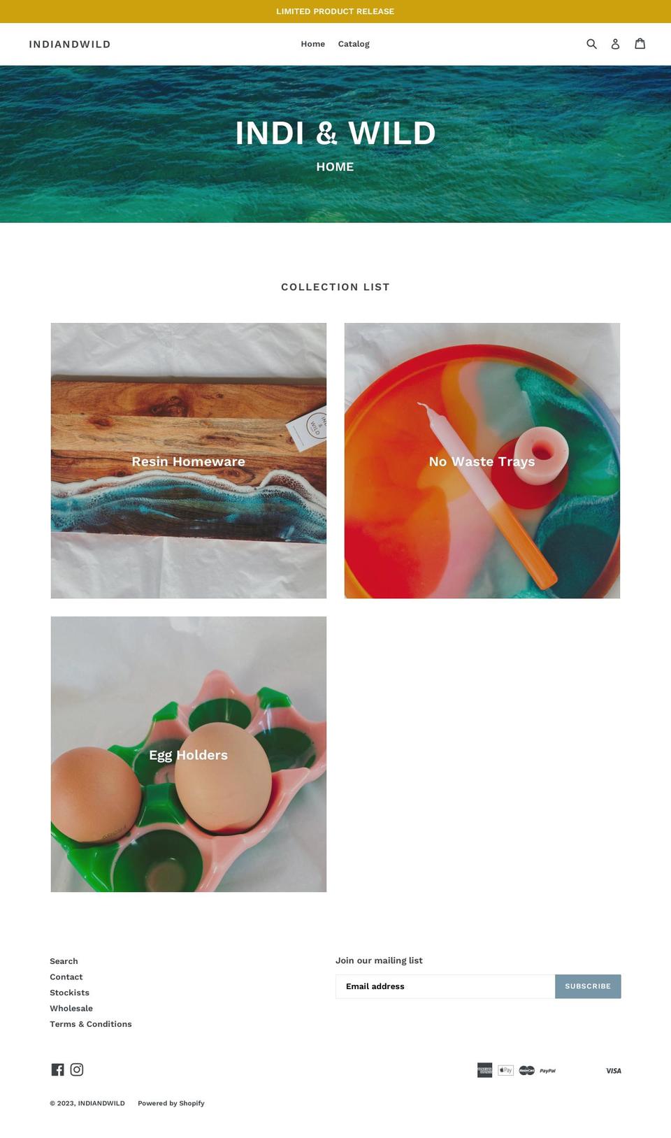 indiandwild.com — Shopify storefront screenshot