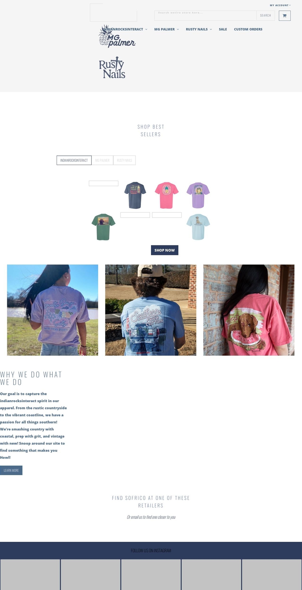 Plus do not publish OO main-newtheme Shopify theme site example indianrocksinteract.com