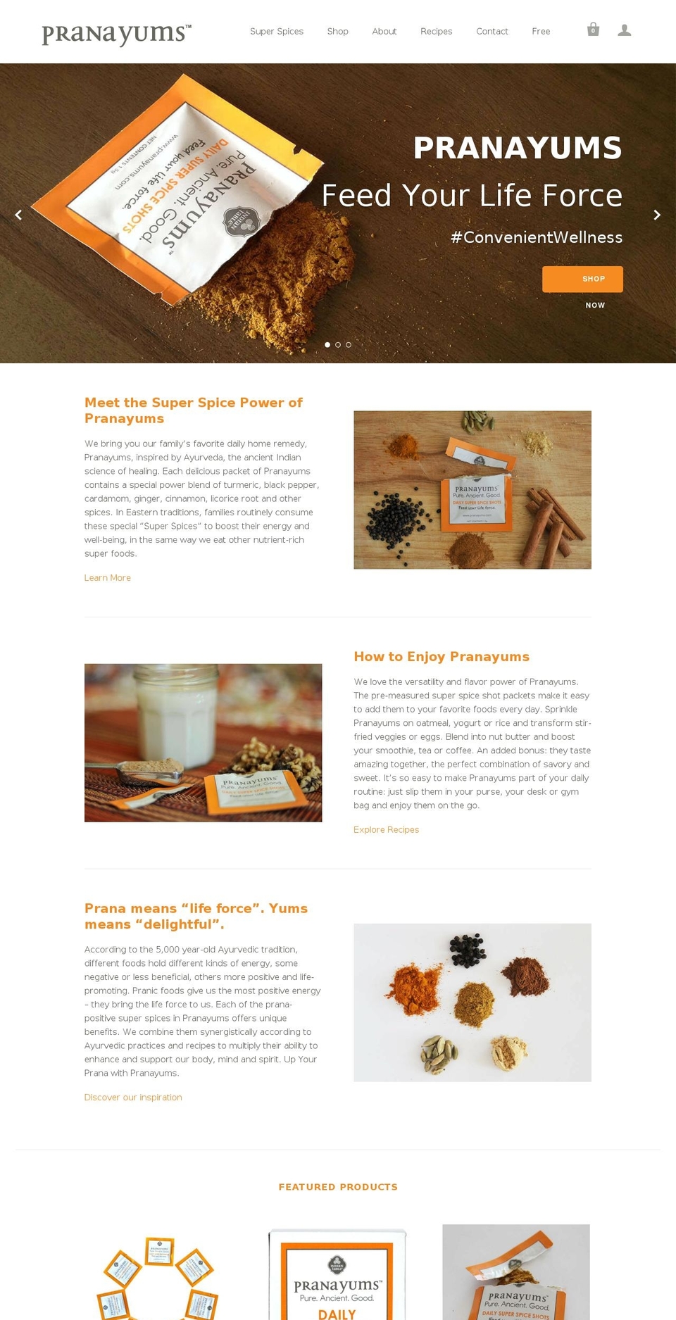 pranayums Shopify theme site example indiantable.com