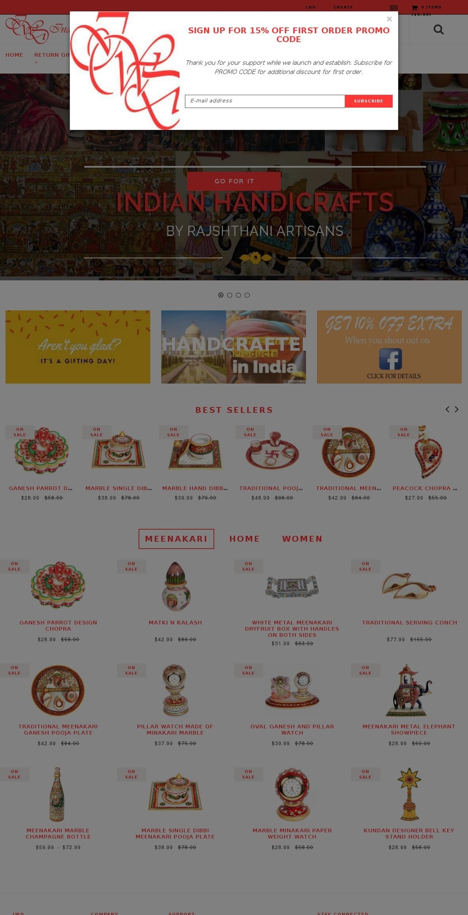 annabelle-v1-2 Shopify theme site example indianweddingdepot.com