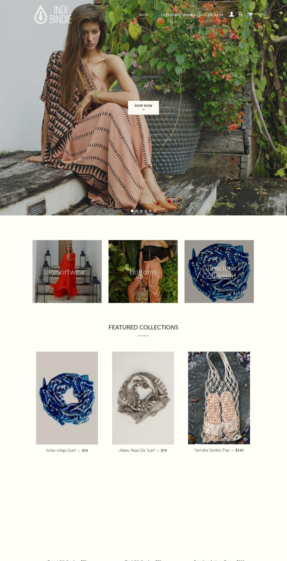 indibindie.com — Shopify storefront screenshot
