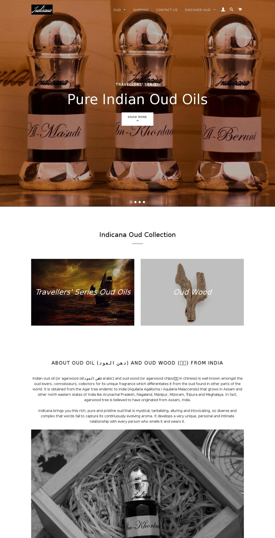 indicanaoud.com shopify website screenshot