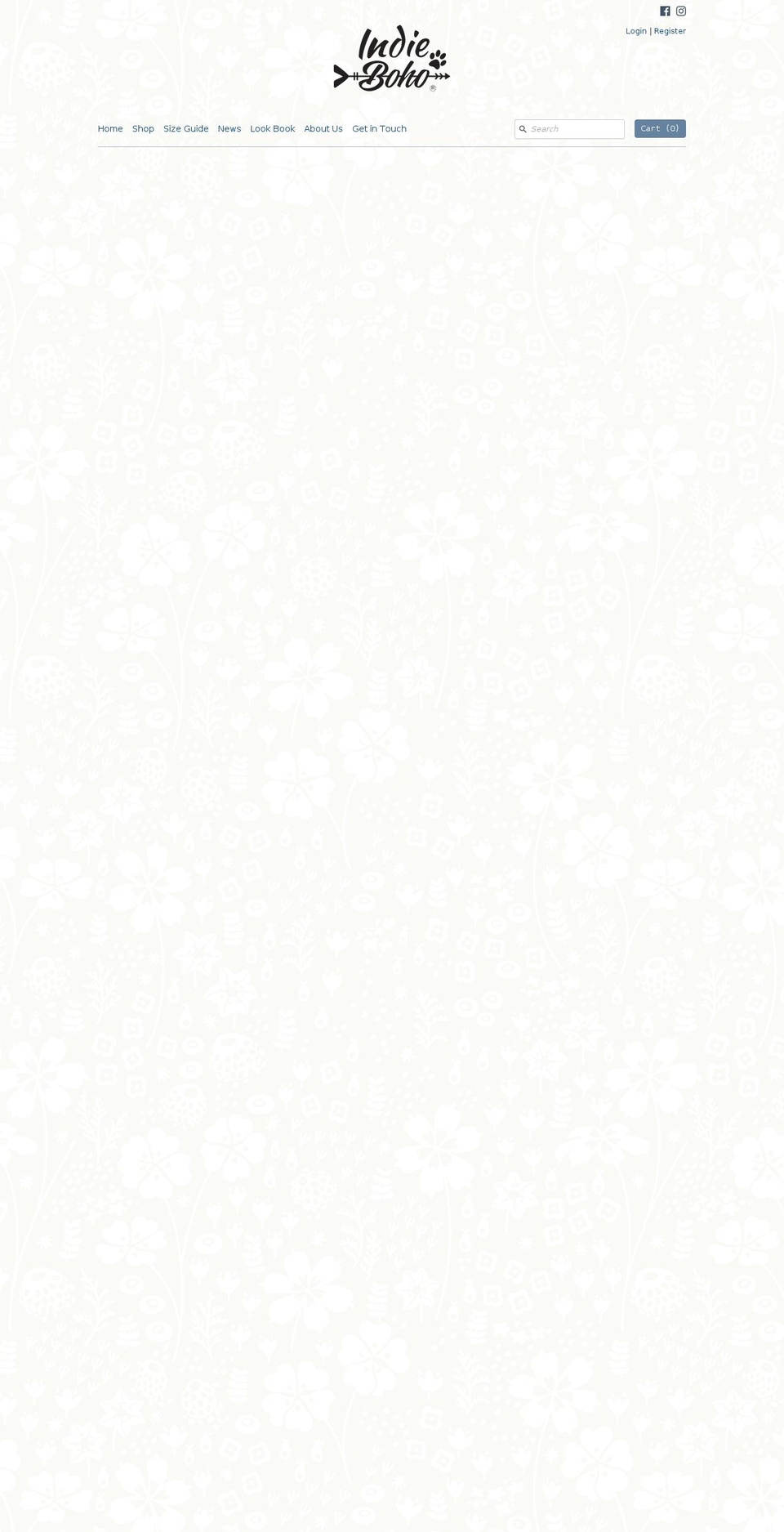 indiebohodogs.com — Shopify storefront screenshot