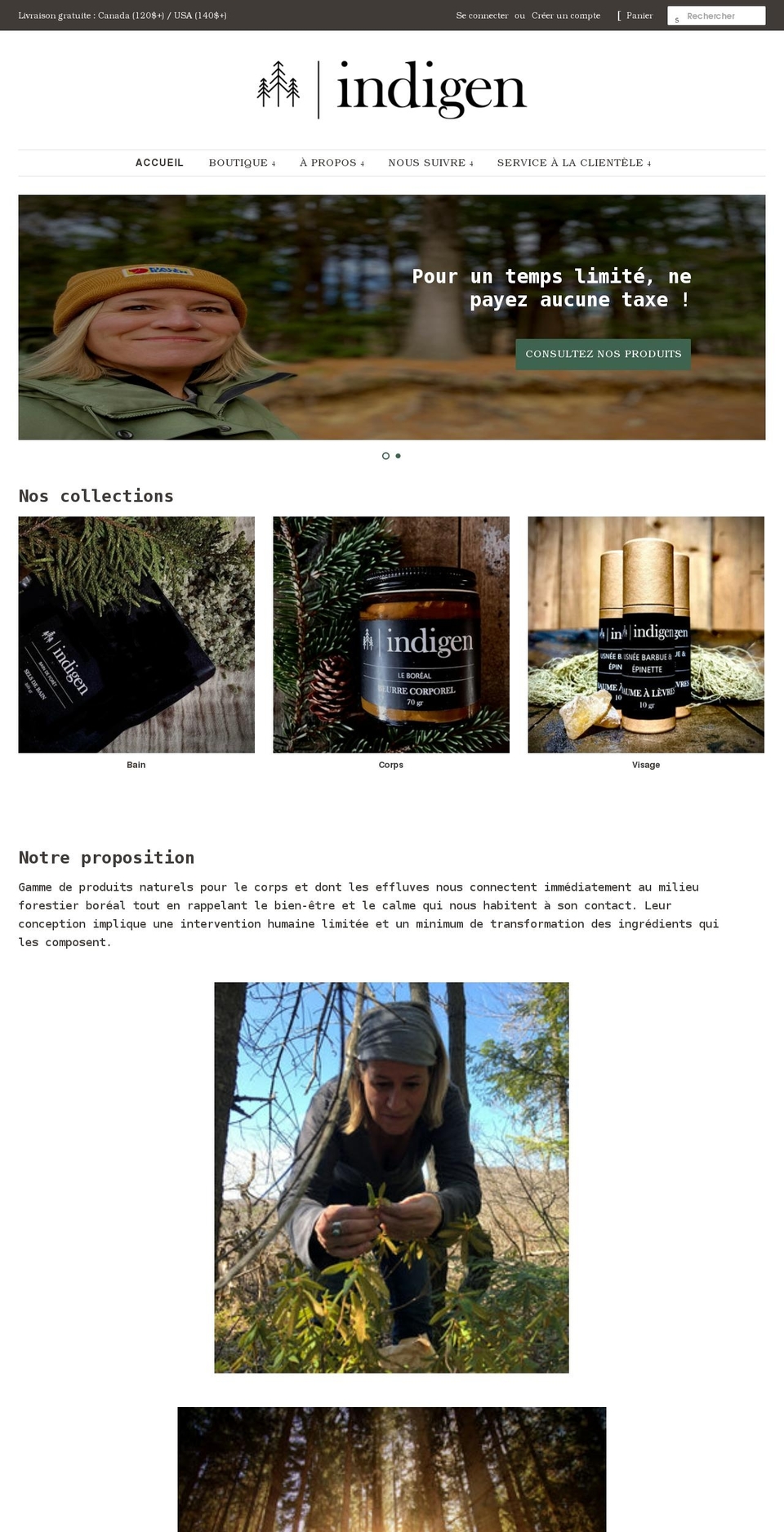 indigenartisan.com shopify website screenshot