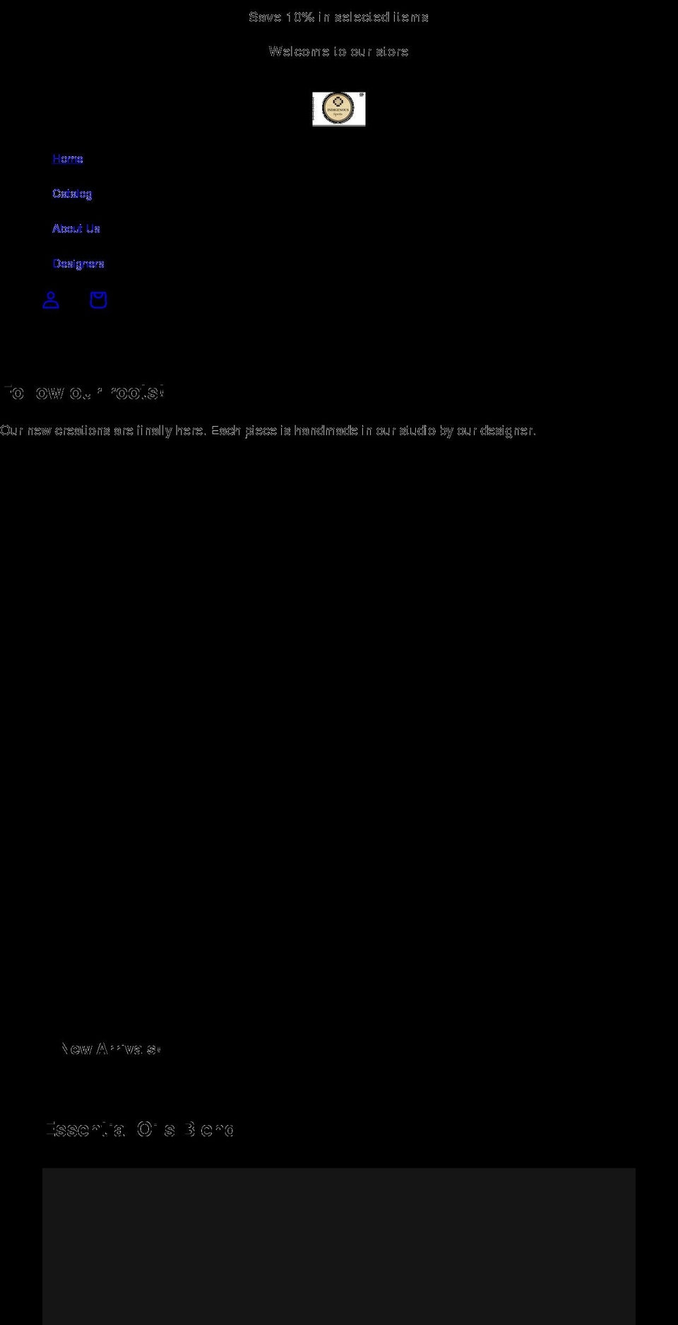indigenousspirits.com shopify website screenshot