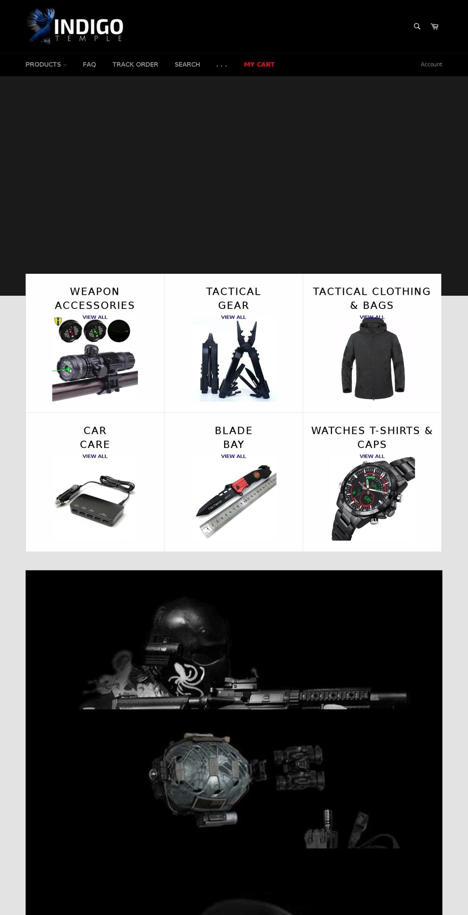 indigo-temple.com shopify website screenshot