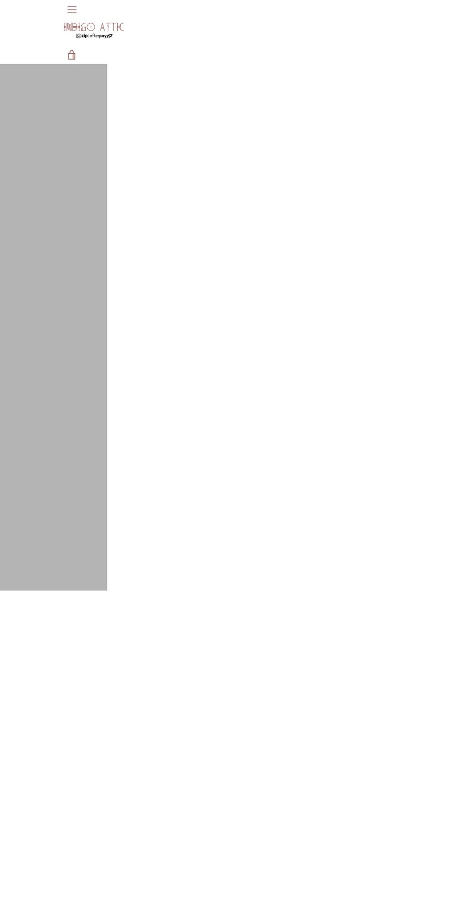 indigoattic.com.au shopify website screenshot