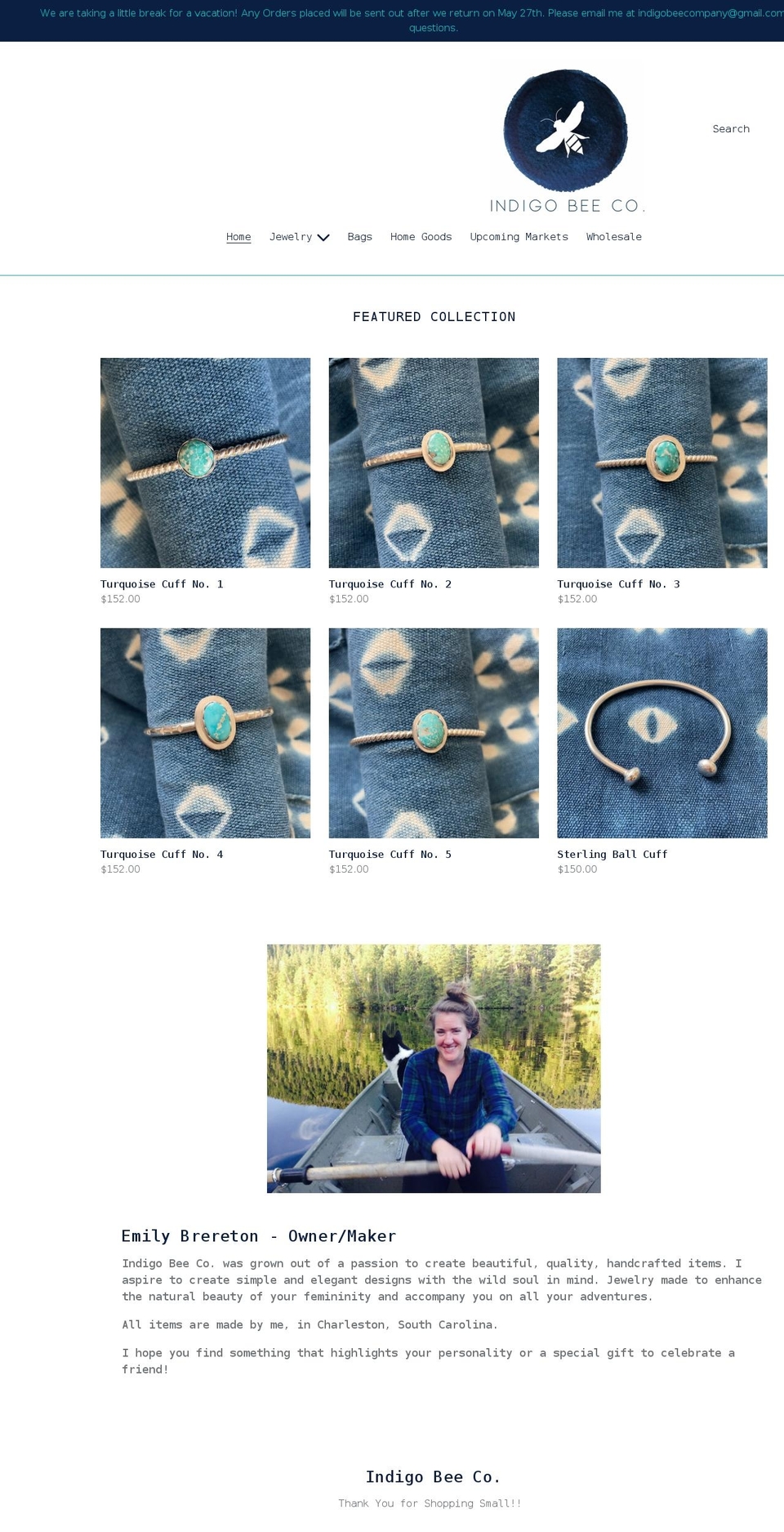 indigobeeco.com shopify website screenshot