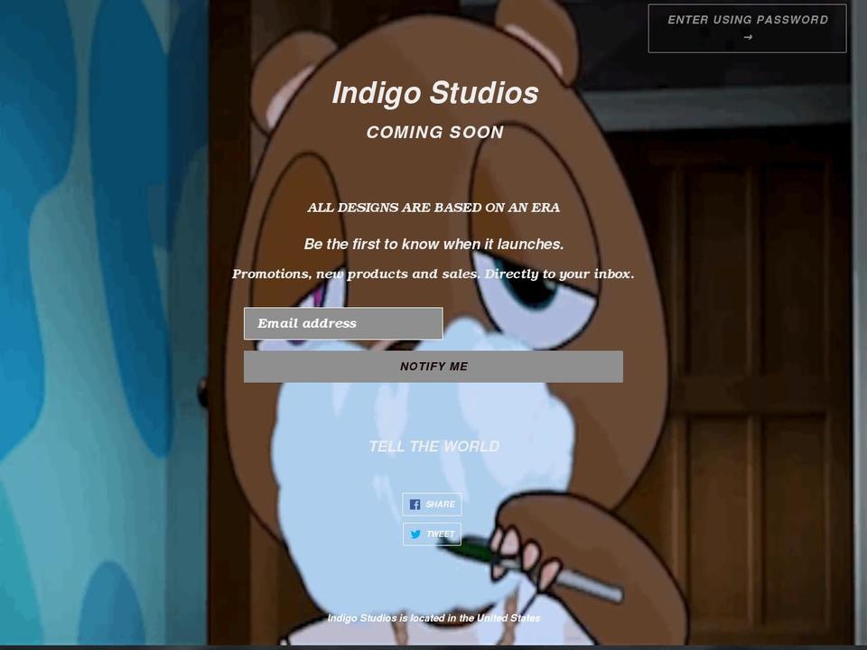 indigochild.shop shopify website screenshot