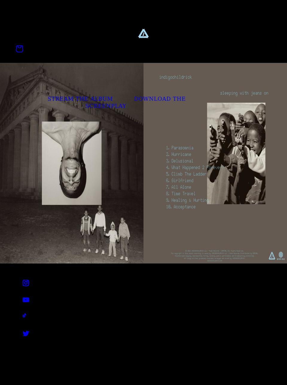 indigochildrick.com shopify website screenshot