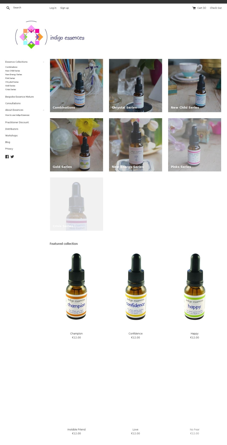 indigoessences.com — Shopify store on .com