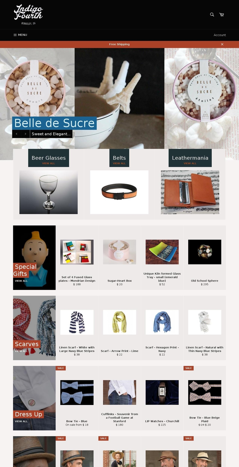 indigofourth.com shopify website screenshot