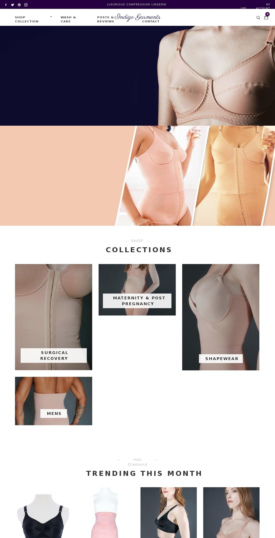 indigogarments-theme Shopify theme site example indigogarment.com