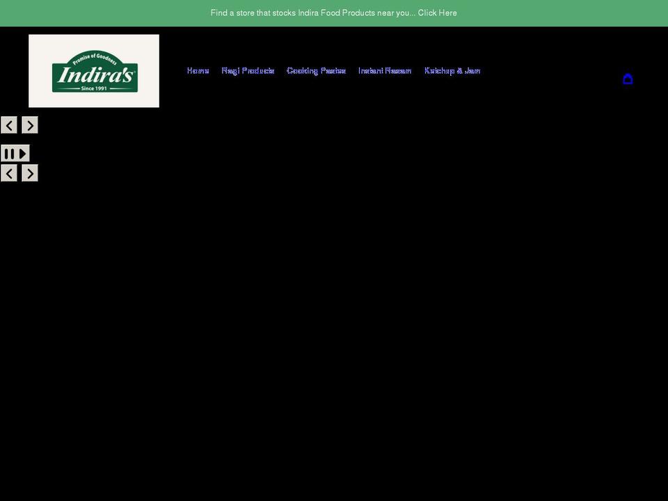 indirafoods.in shopify website screenshot