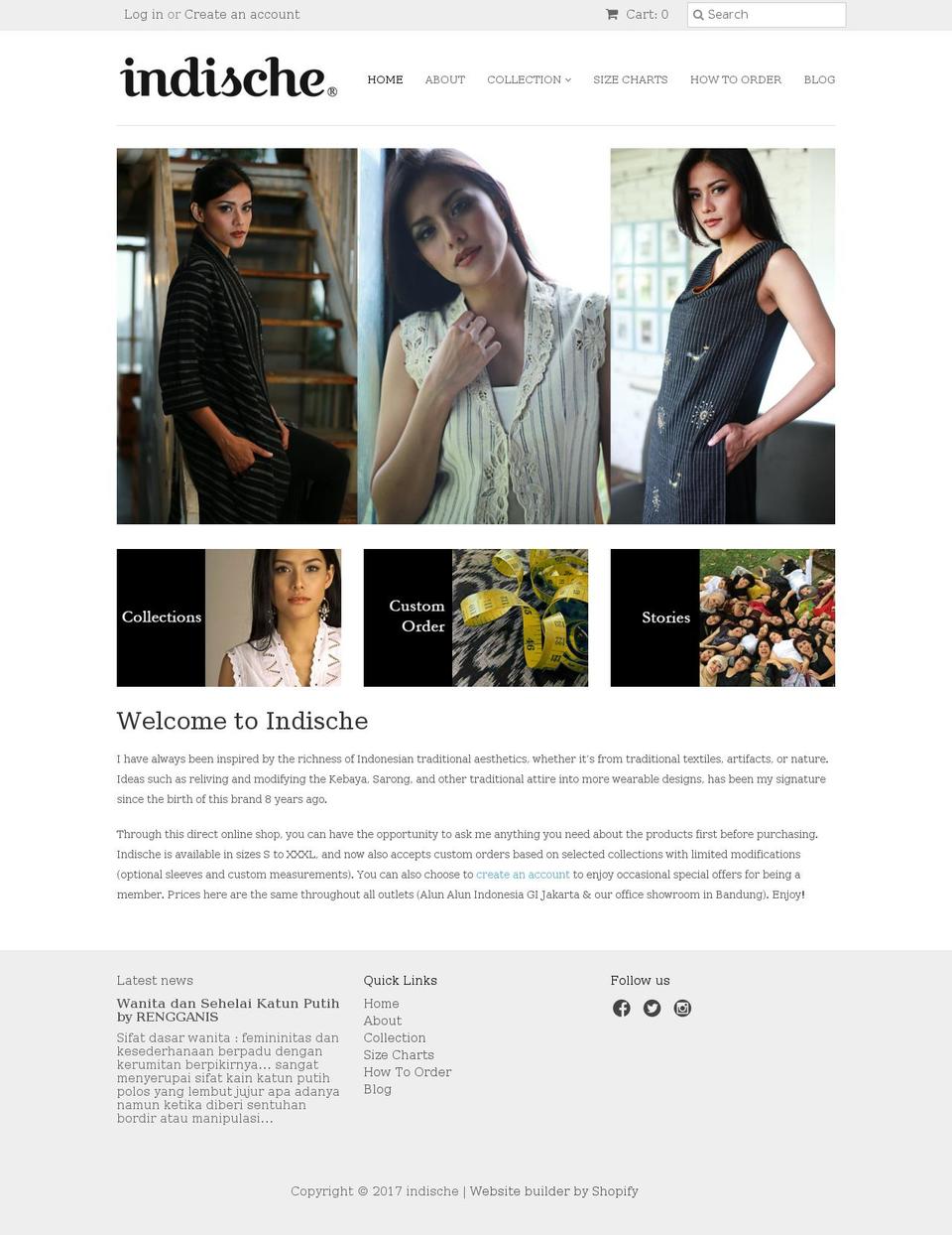 indischedesign.com shopify website screenshot