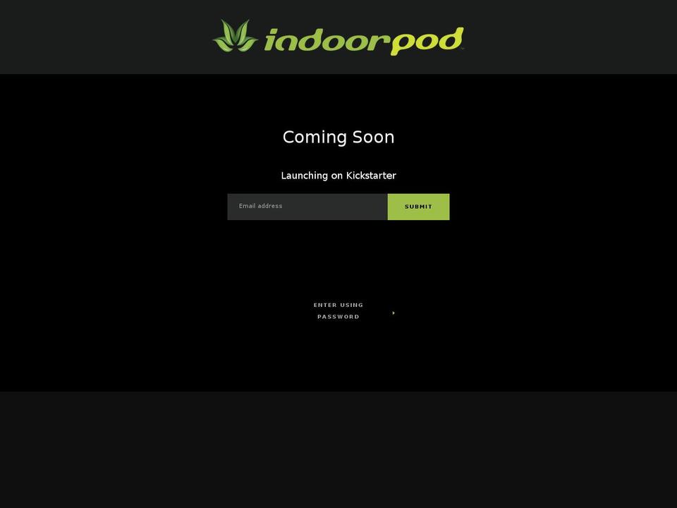 indoorpod.net shopify website screenshot