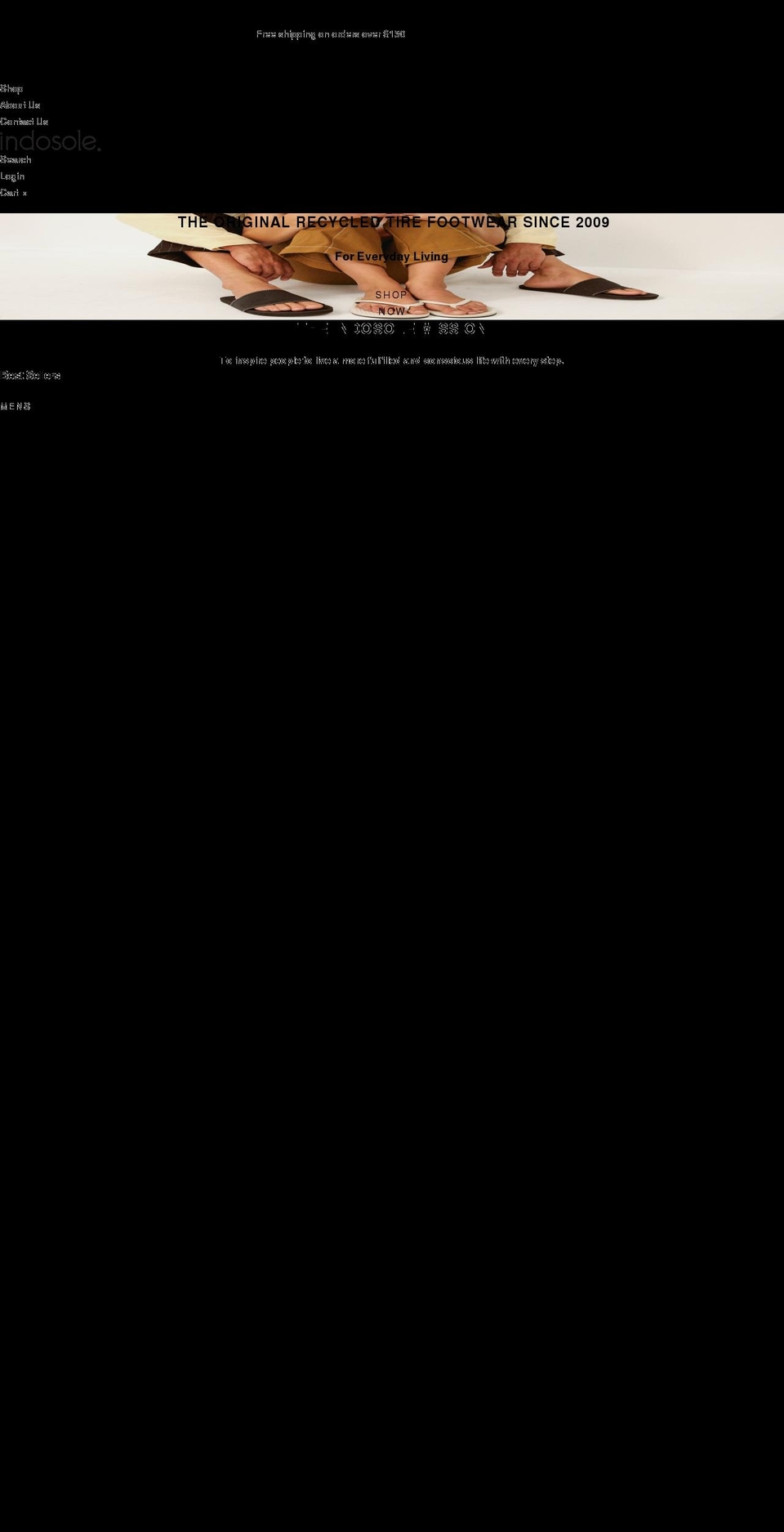 indosole.com.au shopify website screenshot