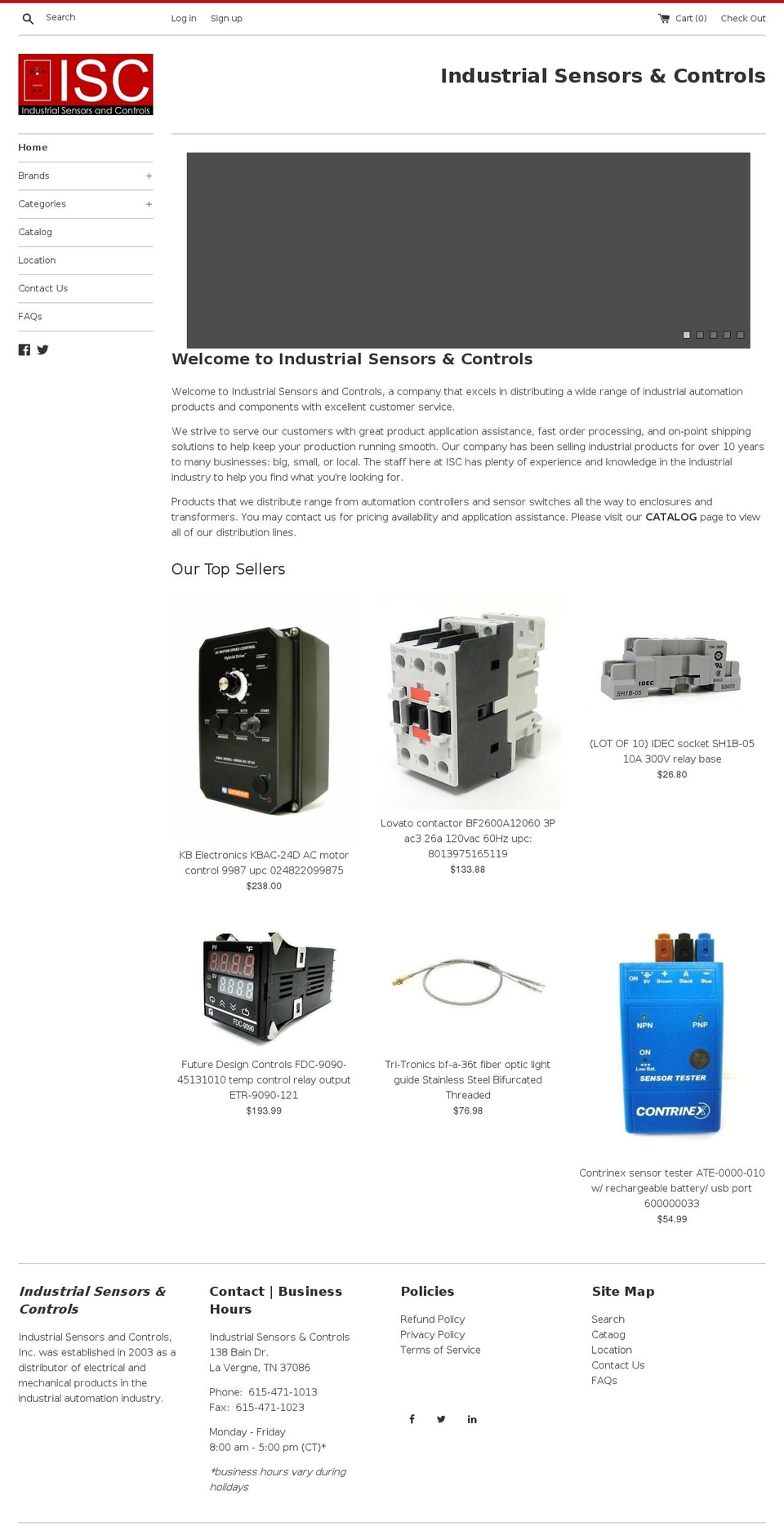 indsencon.com shopify website screenshot