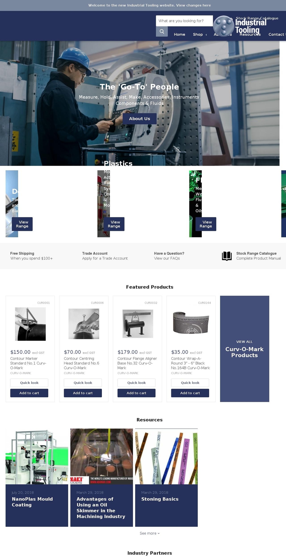 indtool.co.nz shopify website screenshot