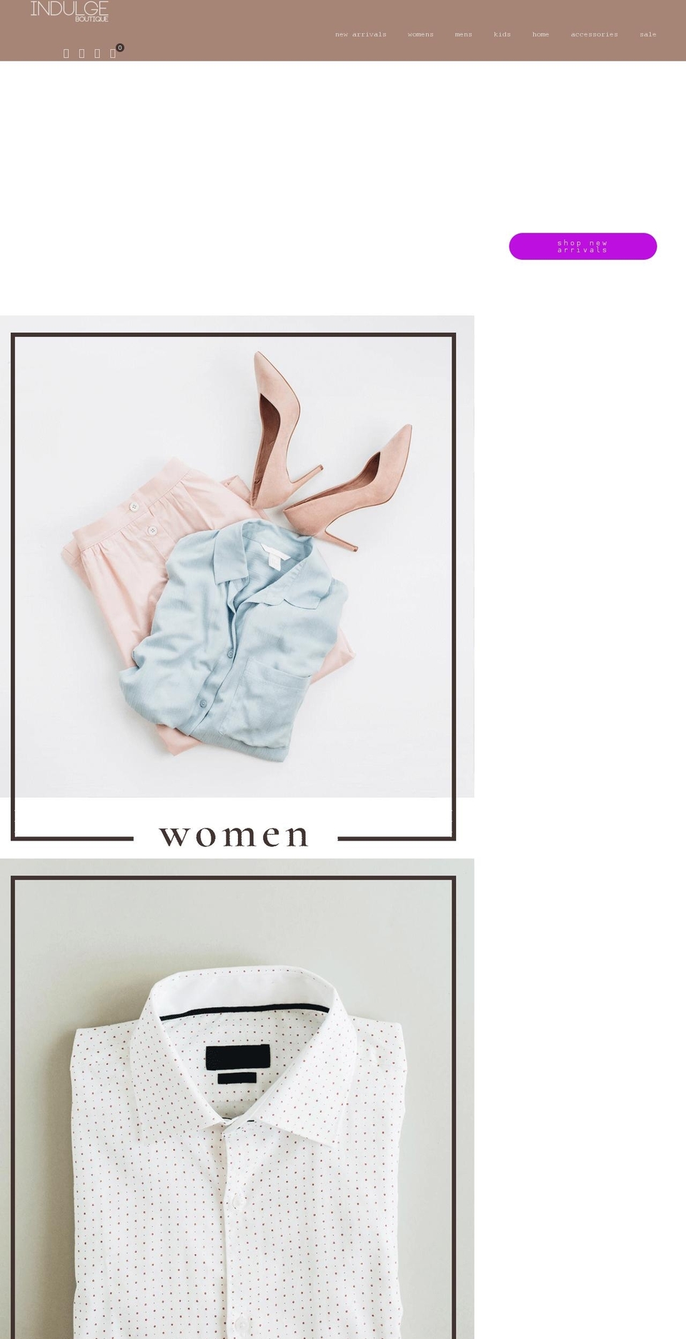 indulgebtq.com shopify website screenshot